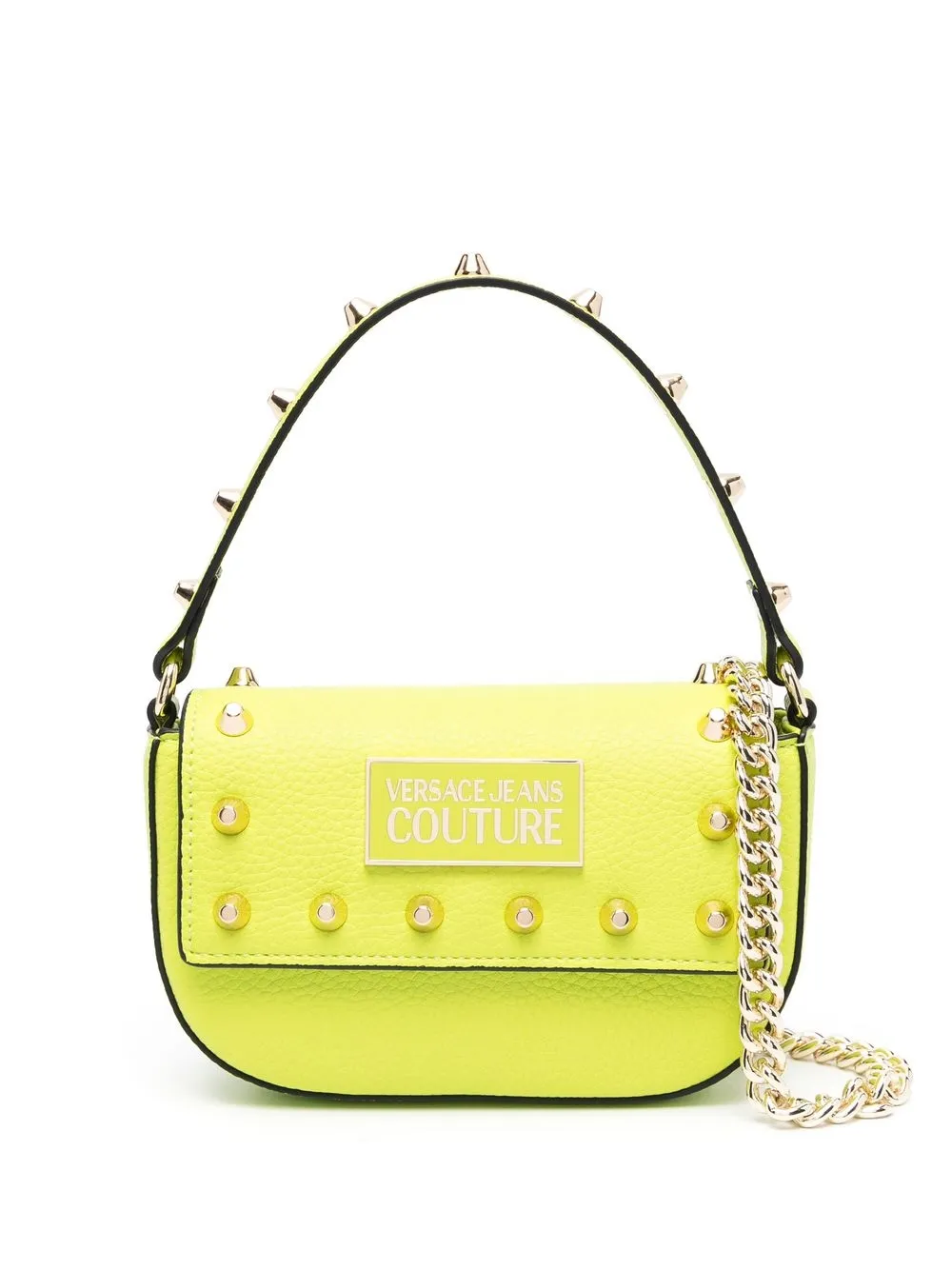 

Versace Jeans Couture stud-embellished tote bag - Green