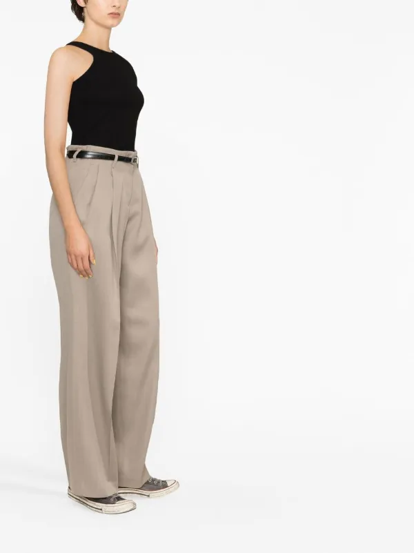 Golden Goose Tailored high-waisted Trousers | Brown