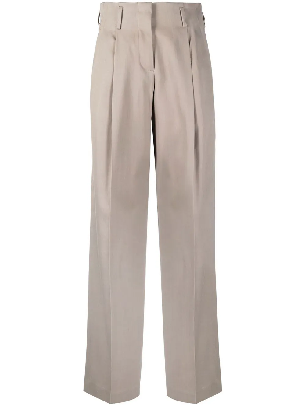 Golden Goose Tailored High-waisted Trousers In Brown
