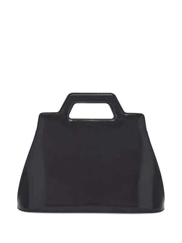 Ferragamo top-handle Leather Tote Bag | Black | FARFETCH