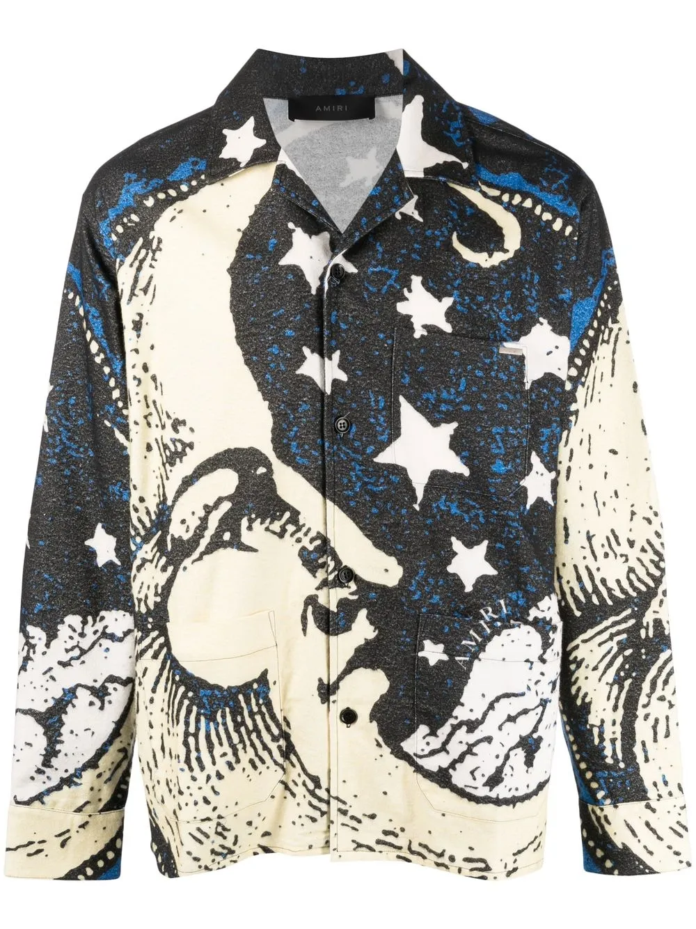 

AMIRI Moonscape long-sleeve shirt - Neutrals