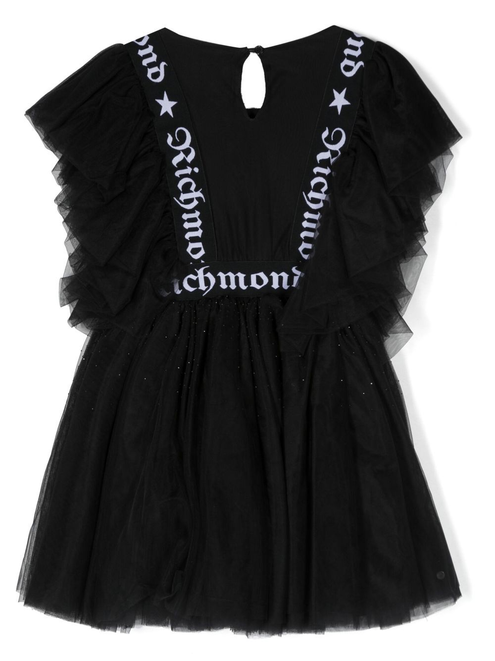 Image 2 of John Richmond Junior logo-print sleeveless dress