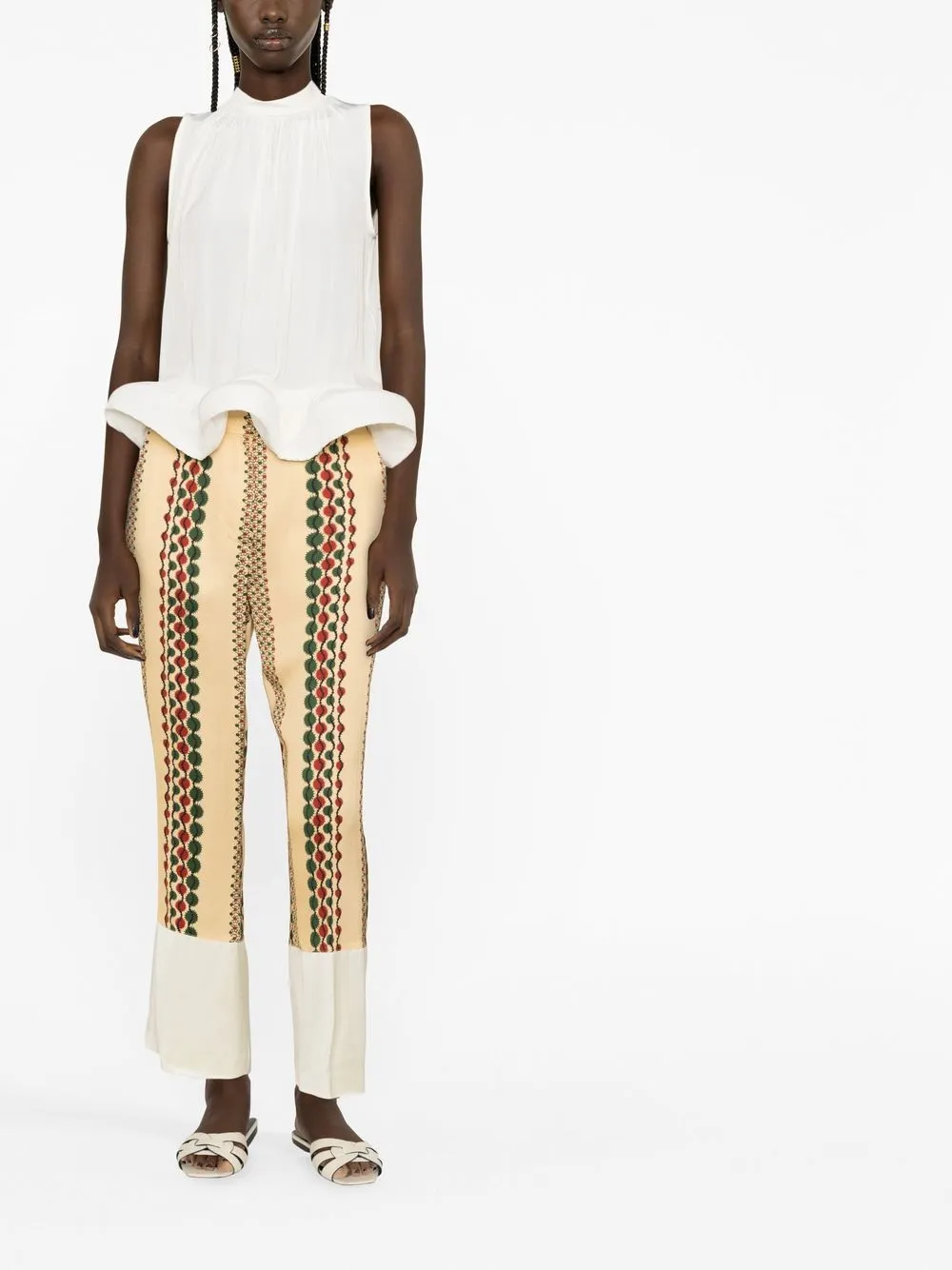 Lanvin Mouwloze top - Beige