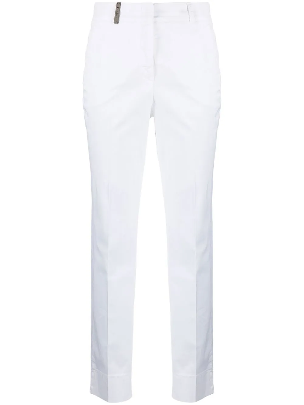 

Peserico slim-fit trousers - White