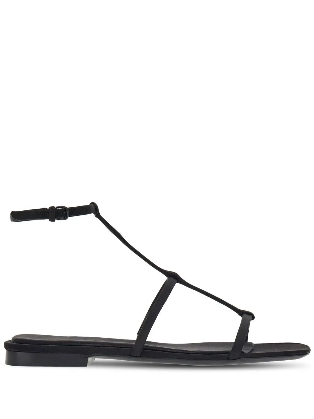 FERRAGAMO SQUARE-TOE FLAT THONG SANDALS