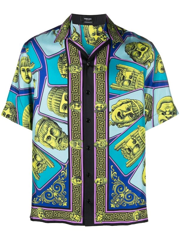 Versace short sleeve dress shirt Clearance