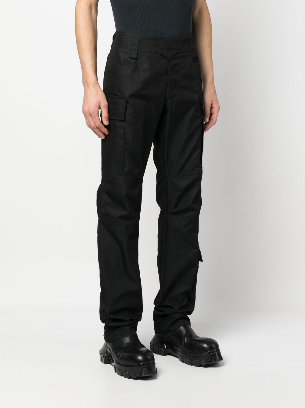 Shop Alyx High-waisted Cargo Pants In Black