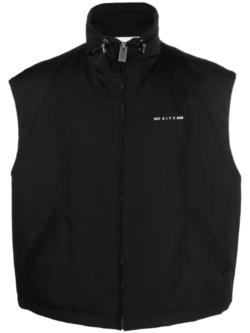 Gilet zippé à logo imprimé - 1017 ALYX 9SM - Modalova