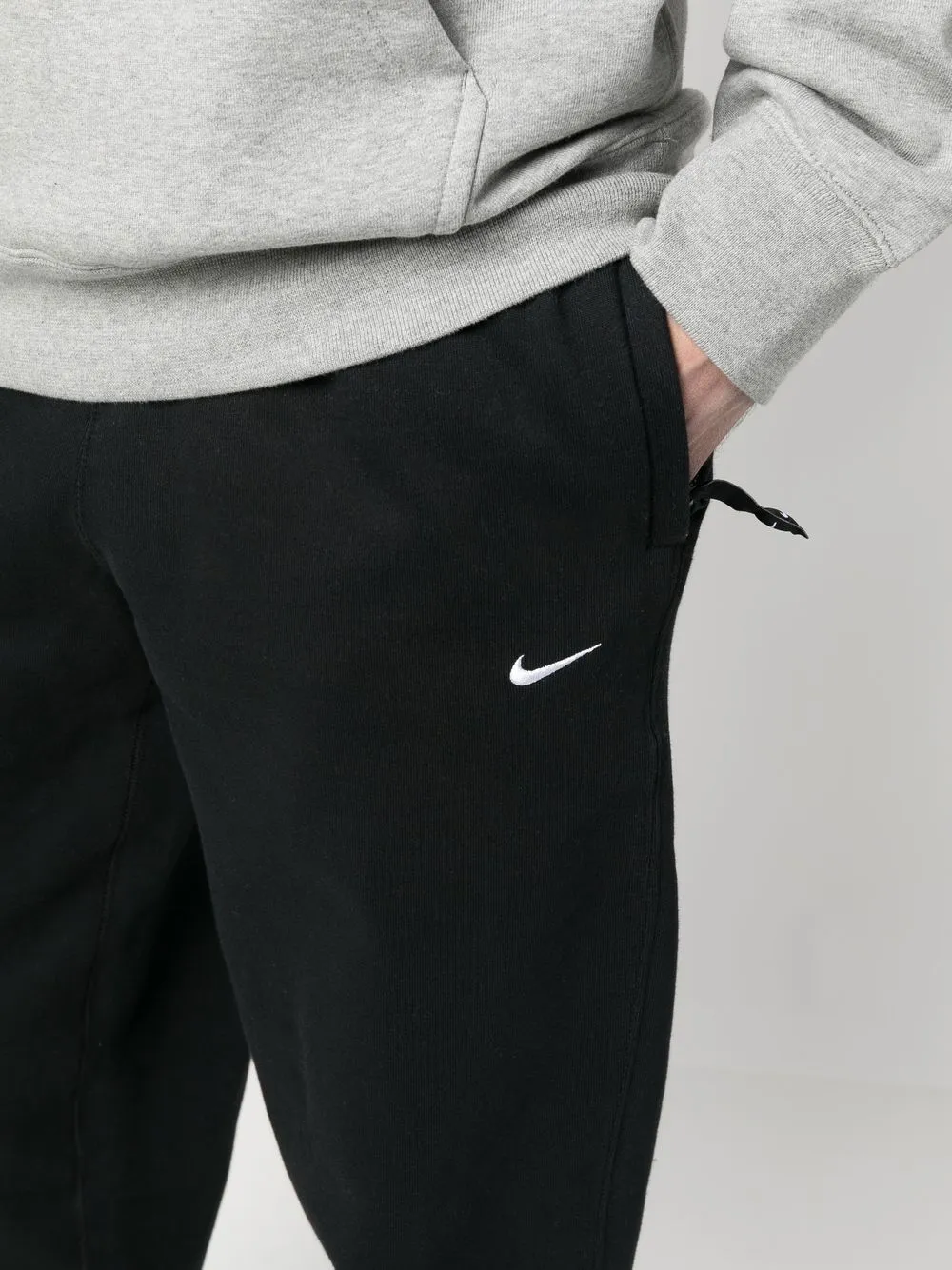 Nike Pants Con Logo Bordado Negro FARFETCH MX