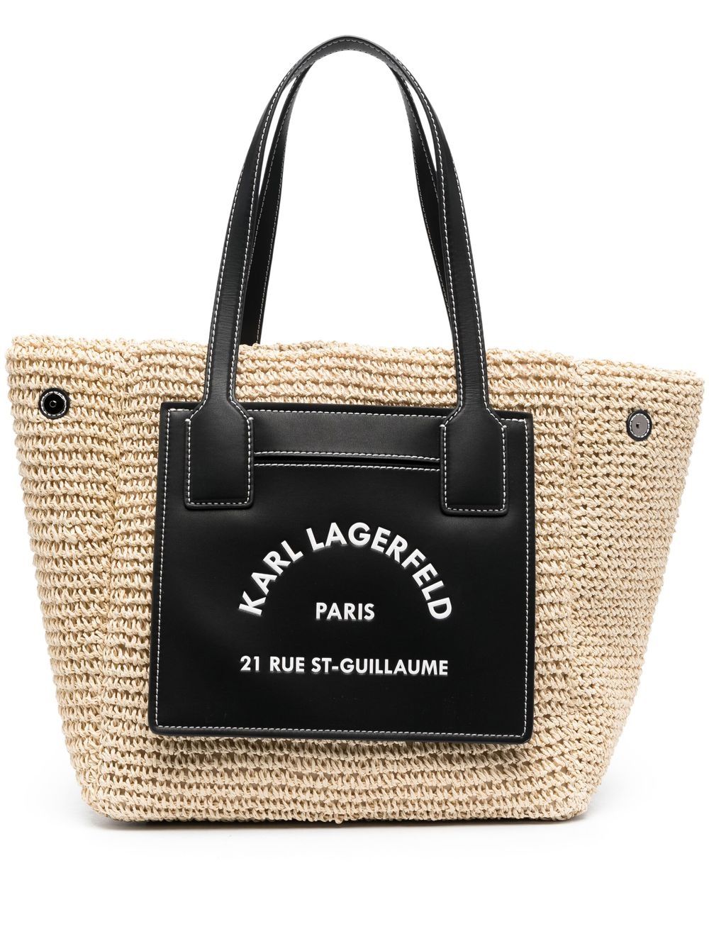 Karl Lagerfeld Rue St-Guillaume Woven Tote Bag - Farfetch