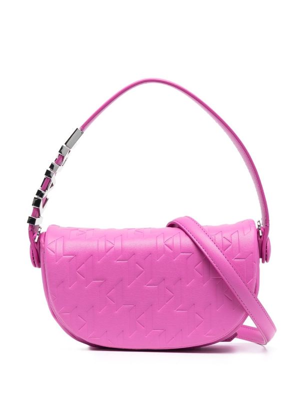 Karl Lagerfeld K/Seven monogram-debossed Shoulder Bag - Farfetch