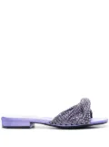 Sergio Rossi crystal-embellished sandals - Purple