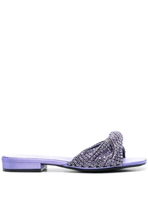 Sergio Rossi sandalias con detalles de cristal