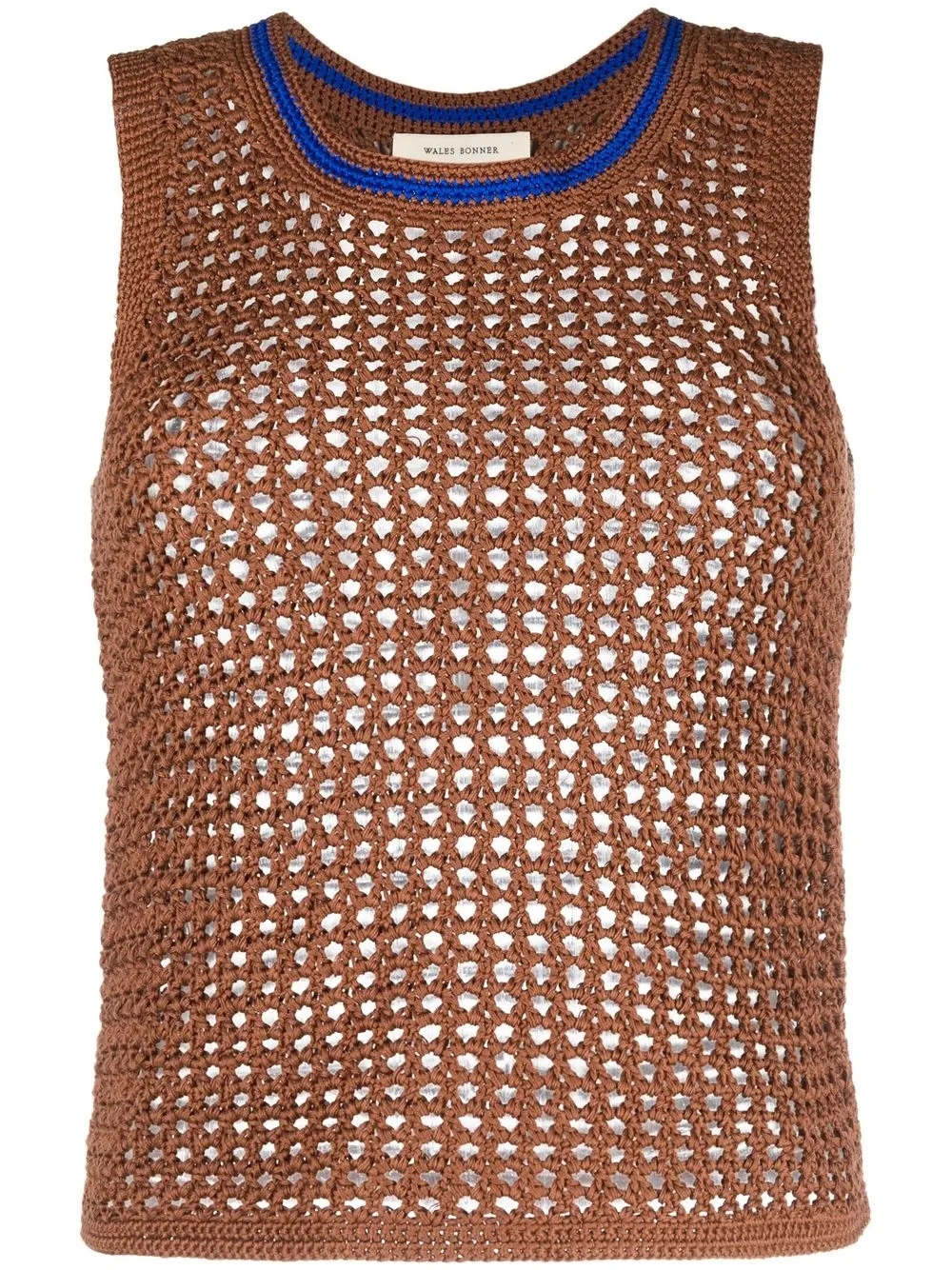 

Wales Bonner The Dance crochet vest - Brown