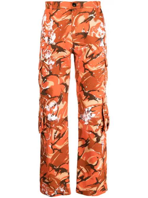 Pantalon cargo à imprimé camouflage - Martine Rose - Modalova