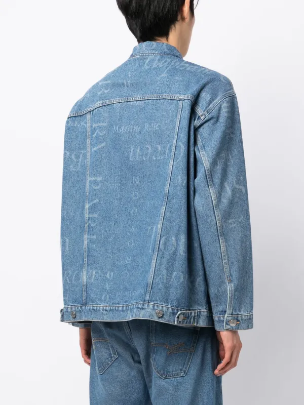 Rose patch hot sale denim jacket