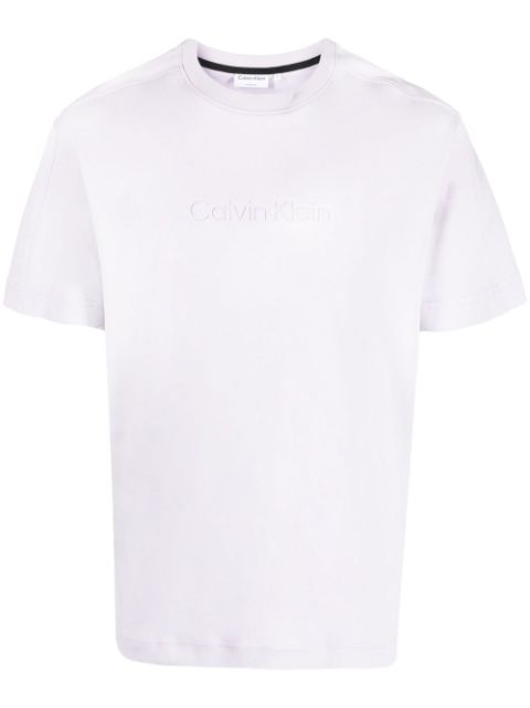 Calvin Klein - logo-print detail T-shirt