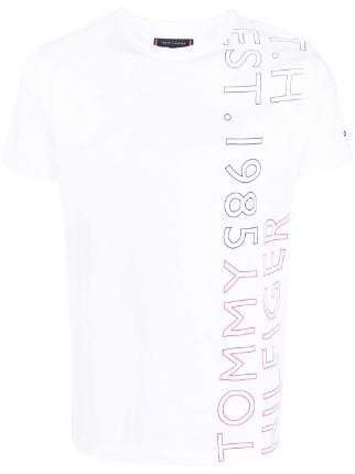 Tommy Hilfiger logo-print Short Sleeved T-shirt - Farfetch
