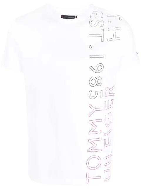 lateral logo print T-shirt