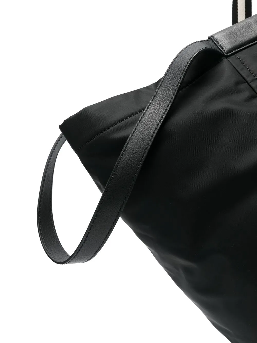 Bally Leather Tote Bag In Black ModeSens