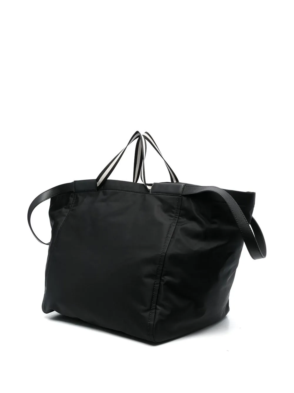 Bally Leather Tote Bag In Black ModeSens