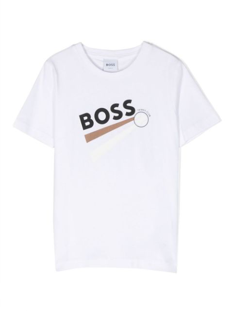 BOSS Kidswear - logo-print graphic T-shirt