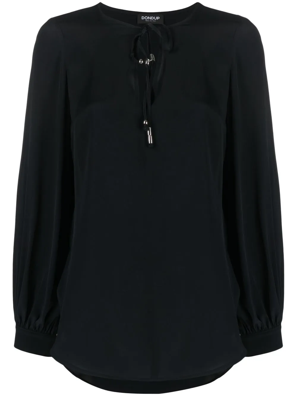 

DONDUP tie neck blouse - Black