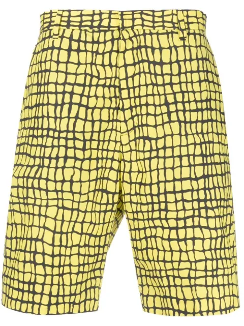 Moschino graphic print knee-length shorts 