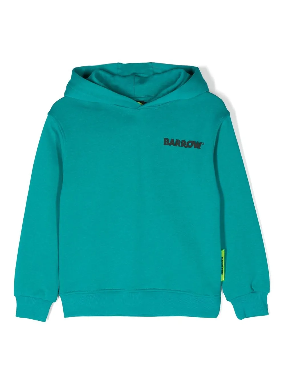 

Barrow kids logo-print cotton hoodie - Blue