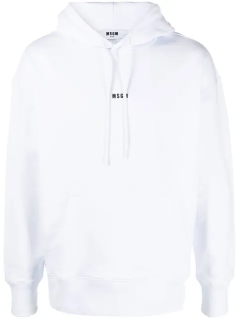 MSGM logo-print hoodie 