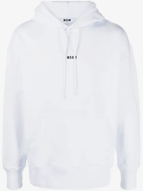 MSGM logo-print hoodie 