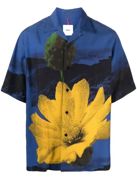 OAMC graphic-print short-sleeve shirt