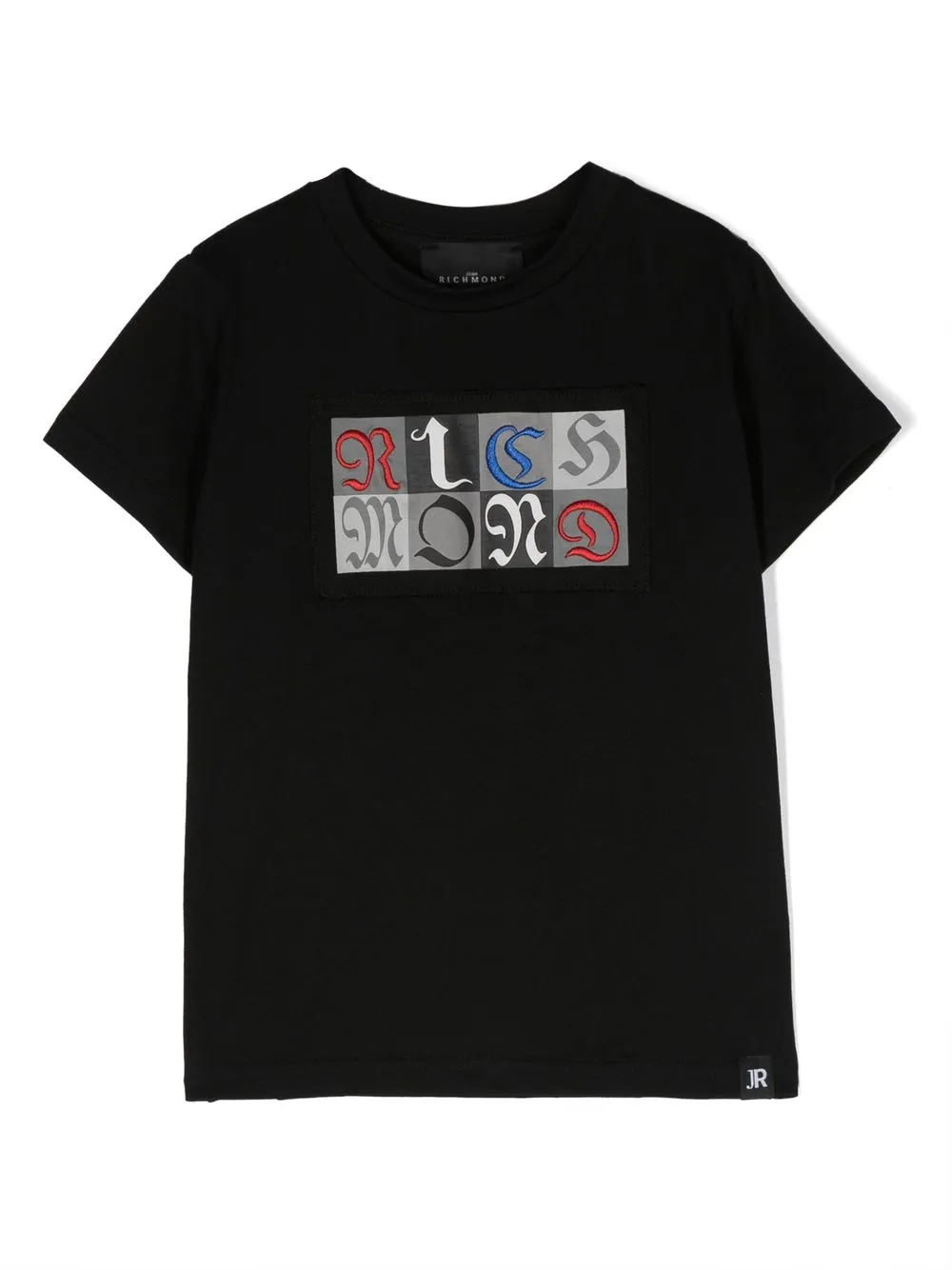 

John Richmond Junior logo-print cotton T-shirt - Black