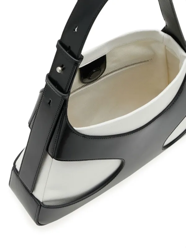 Ferragamo Cut out-detail Shoulder Bag | Black | FARFETCH JO