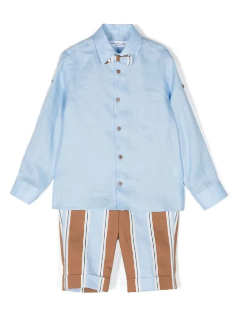 Colorichiari vertical stripe casual suit