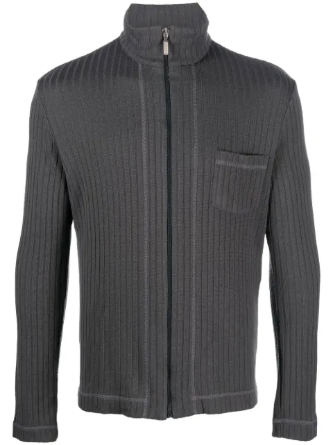Dolce & Gabbana Pre-Owned 2000s gerippter Cardigan mit Stehkragen