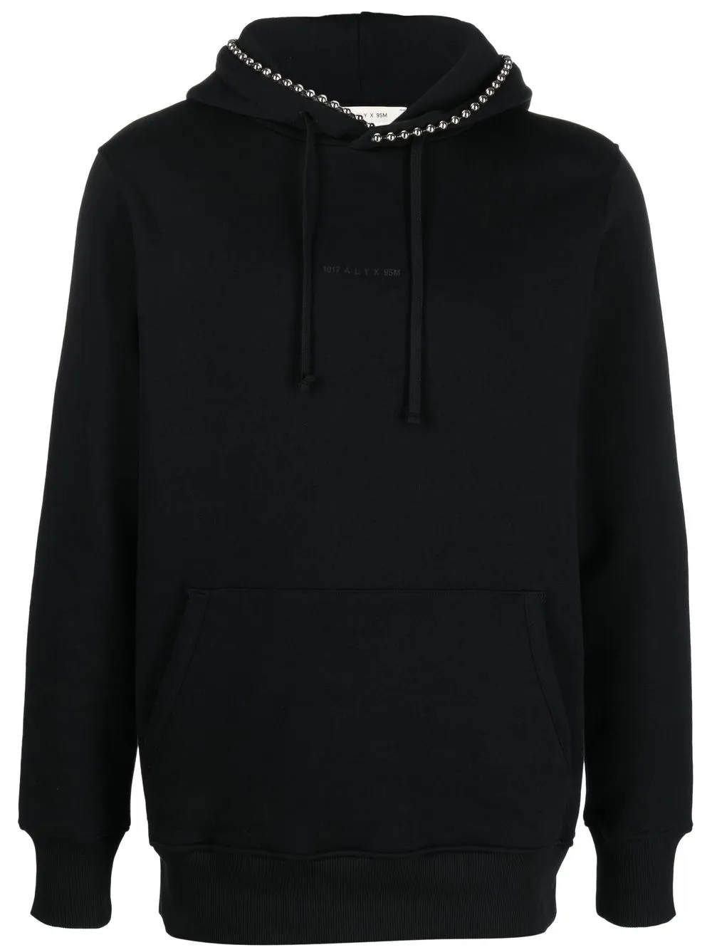 

1017 ALYX 9SM ball-chain detail hoodie - Black