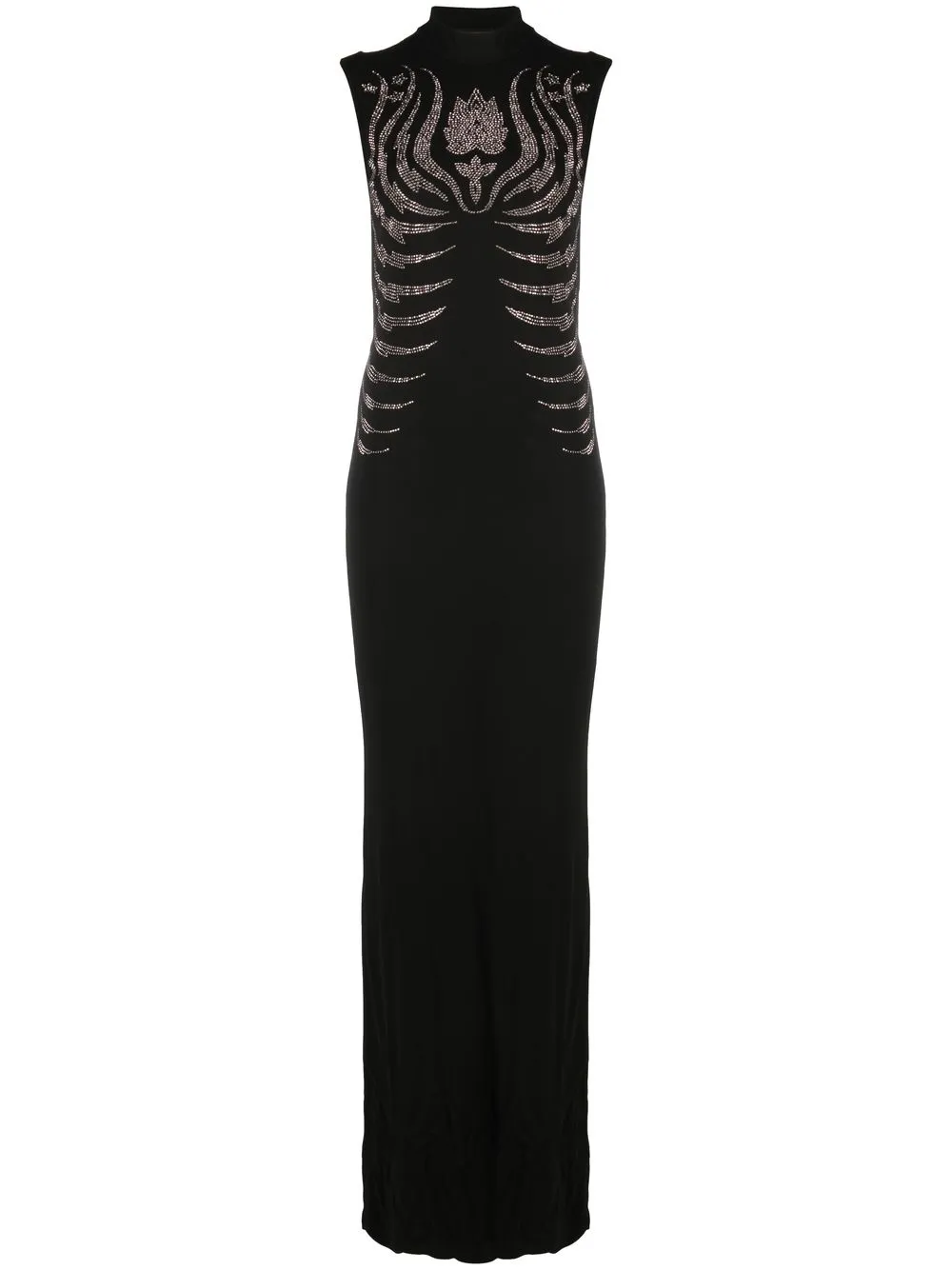 

John Richmond cut-out back maxi dress - Black