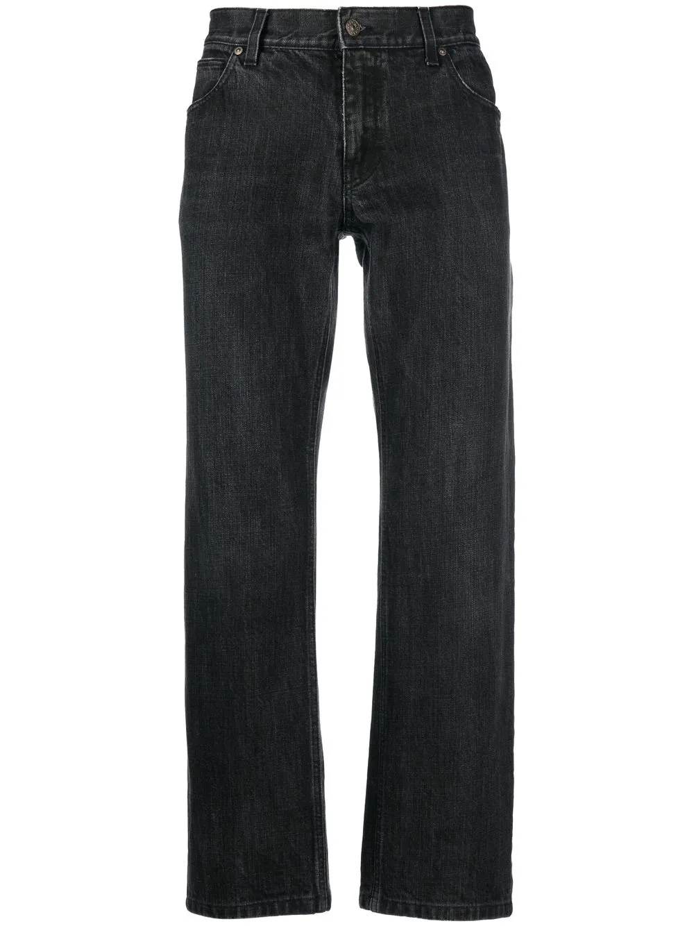 

Gucci Pre-Owned 2010s Sylvie Web detail cropped jeans - Grey