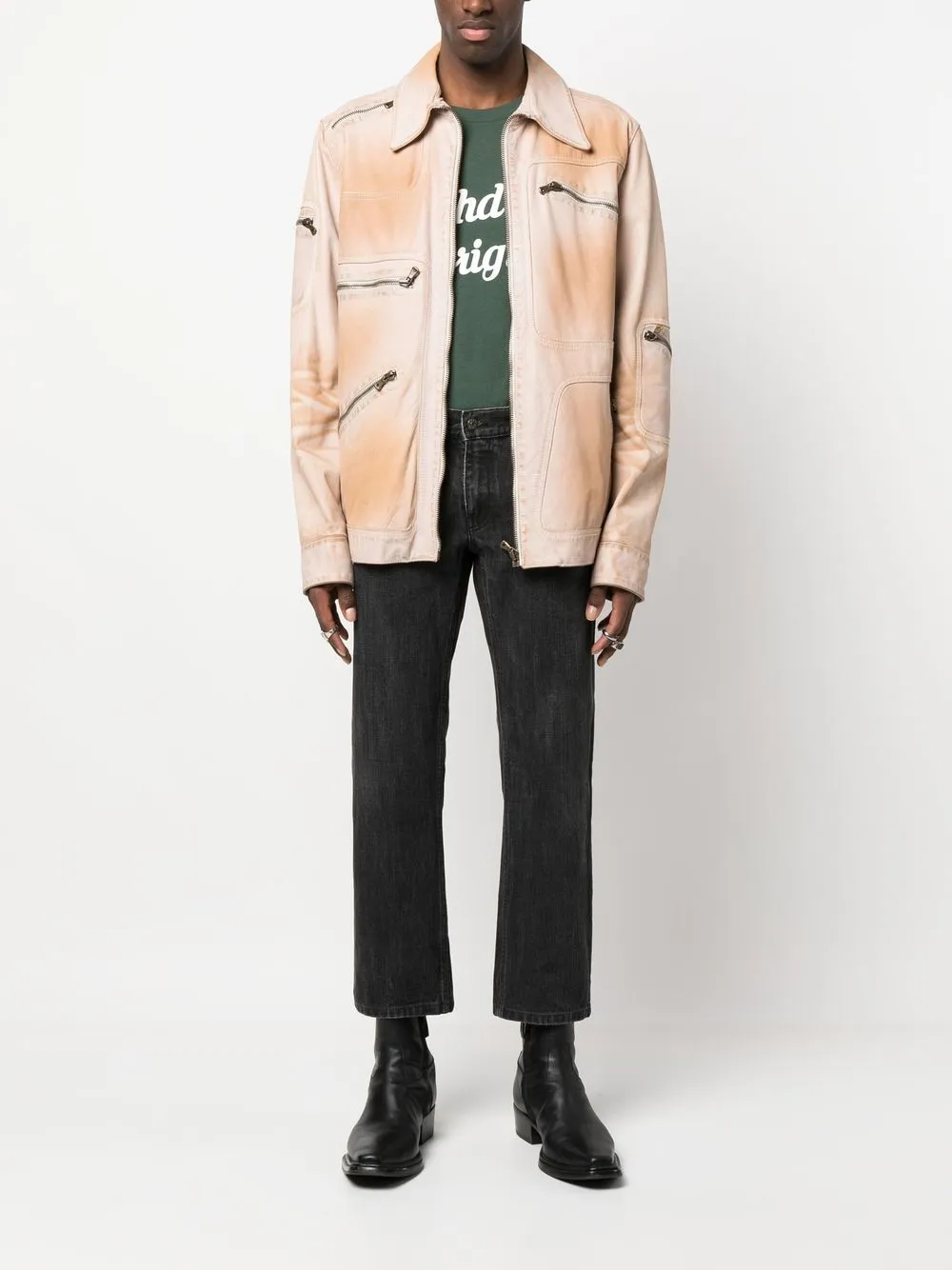 Gucci Pre-Owned 2010s pre-owned cropped jeans - Grijs