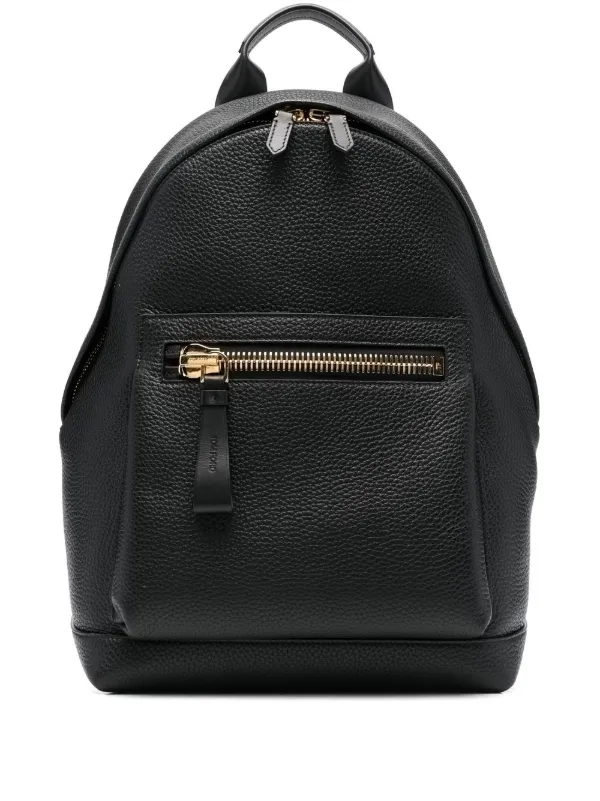 TOM FORD zip-up Leather Backpack - Farfetch