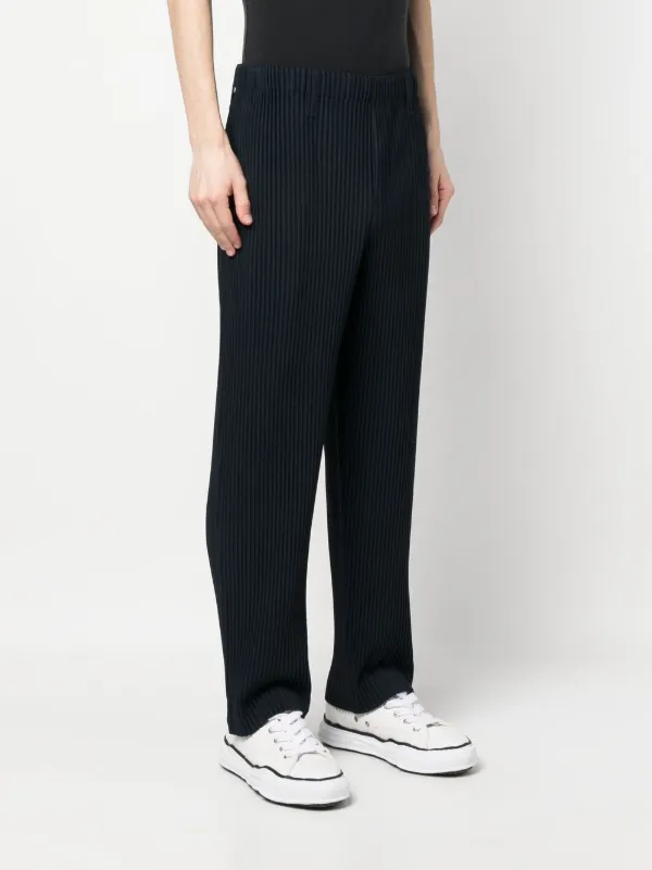 Homme Plissé Issey Miyake Straight Leg Trousers - Farfetch