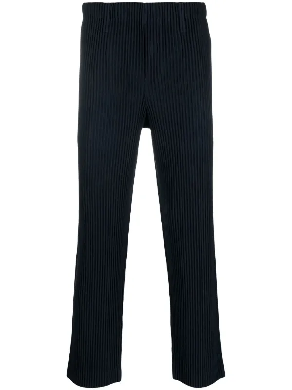 Homme Plissé Issey Miyake Straight Leg Trousers - Farfetch