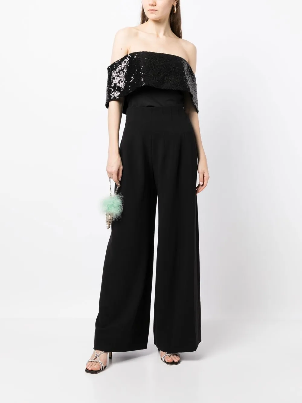 

STAUD Caleb wide-leg trousers - Black