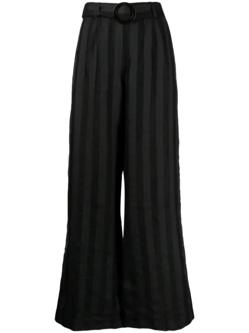 Evarae pantalon Ella en lin - Noir - Evarae - Modalova