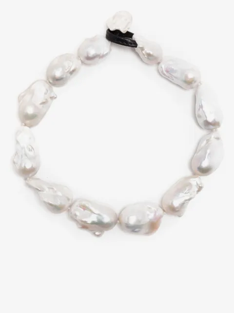 Monies baroque pearl necklace 