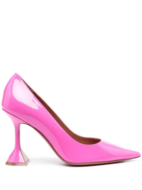 Amina Muaddi Ami patent leather pumps