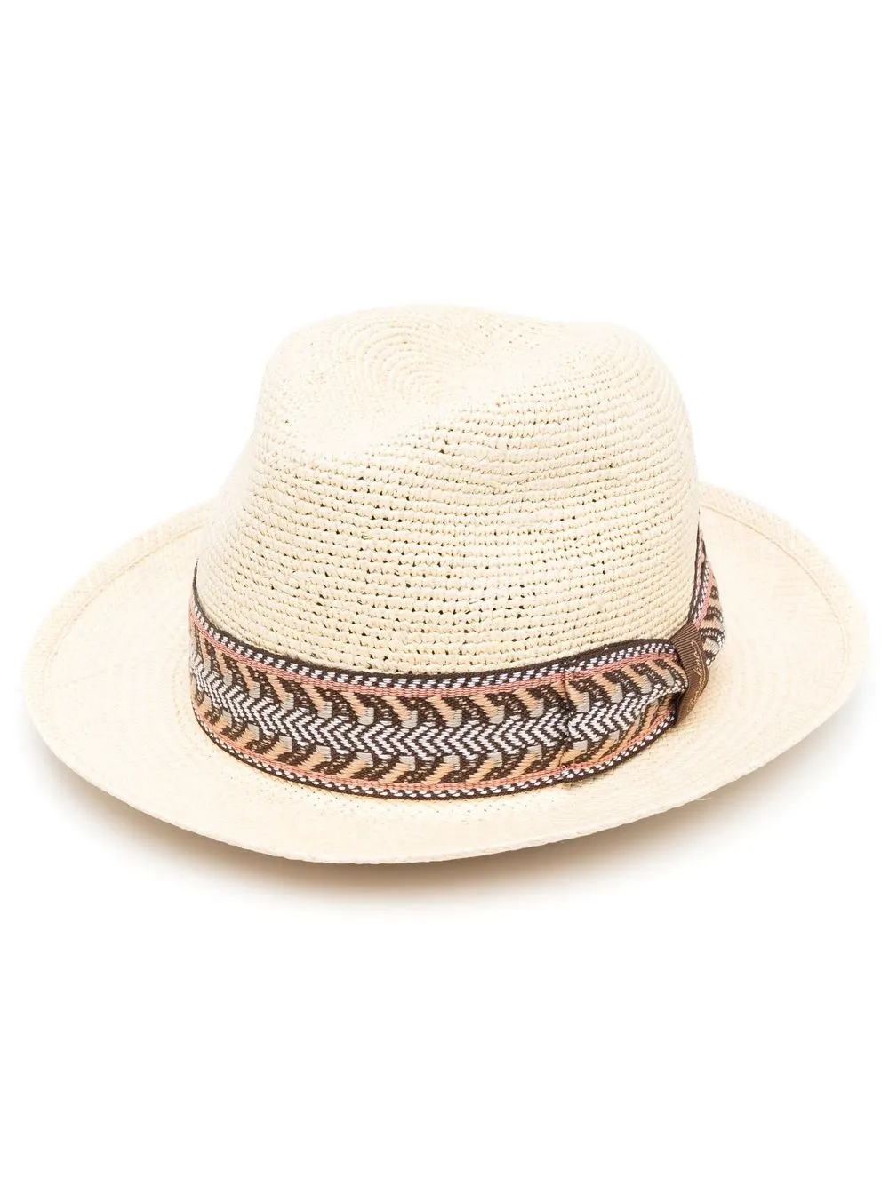 

Borsalino woven straw hat - Neutrals