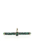 Lucy Delius Jewellery 14kt yellow gold T-Bar emerald pendant - Green