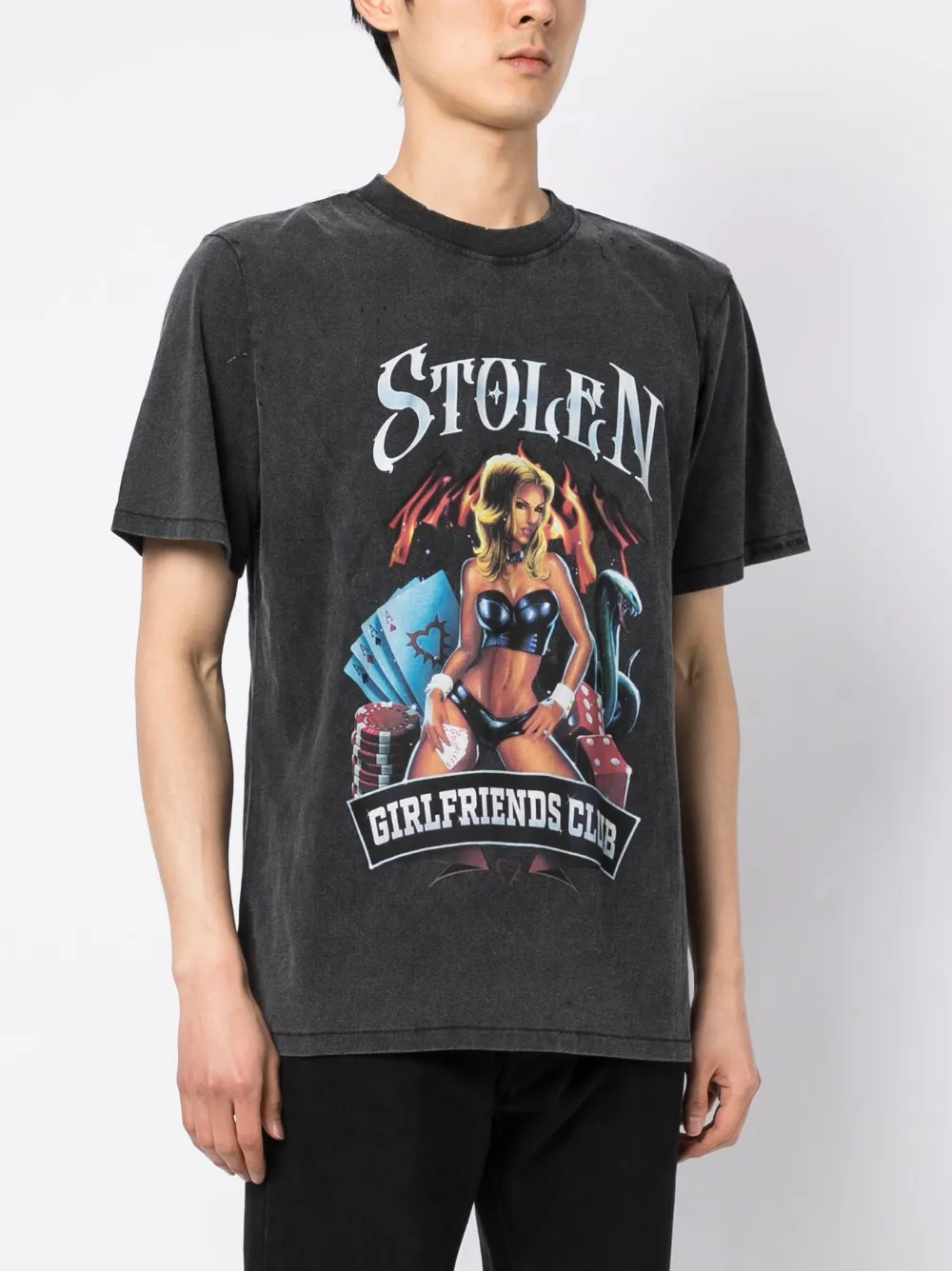 Stolen Girlfriends Club Stakes Is High Cotton Tshirt Farfetch